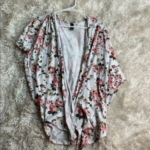 Floral cardigan